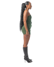 Strapless Utility Belted Playsuit - GRLS CLUB