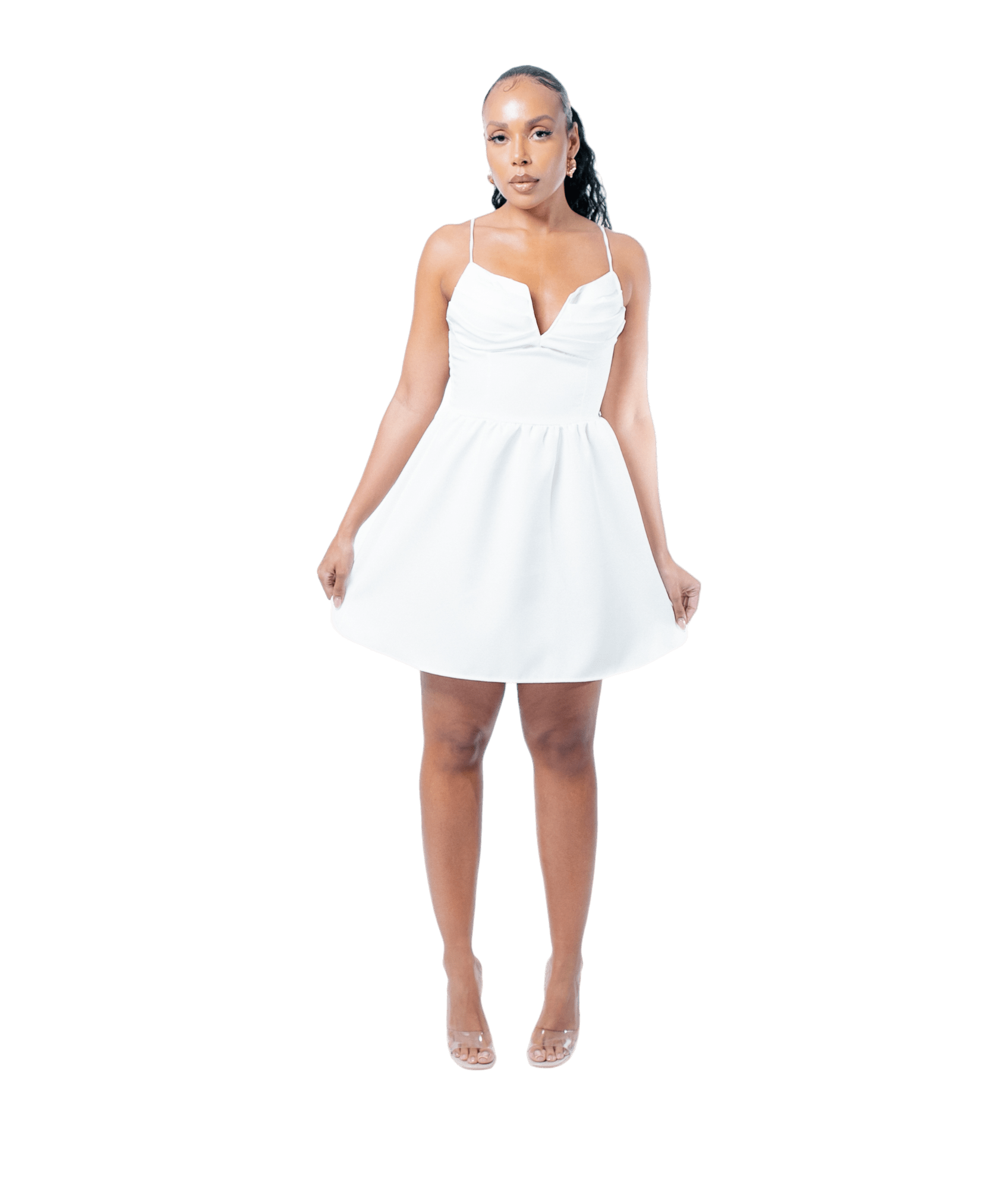 Elegant A - Line Mini Dress - GRLS CLUB