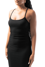 High - Thigh Split Lace - Up Dress - GRLS CLUB