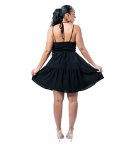 Midnight Smocked Halter Dress - GRLS CLUB