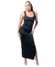 Thigh Split Bodycon Maxi Dress - GRLS CLUB